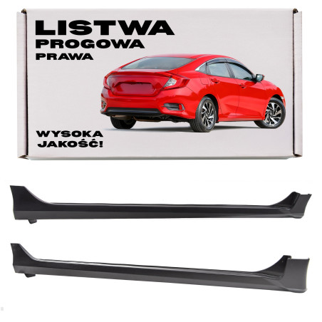 HONDA CIVIC X 2016-2019 berlina PRE-RESTYLING RIVESTIMENTO SOTTOPORTA MODANATURA DESTRA 71800TGGA00 