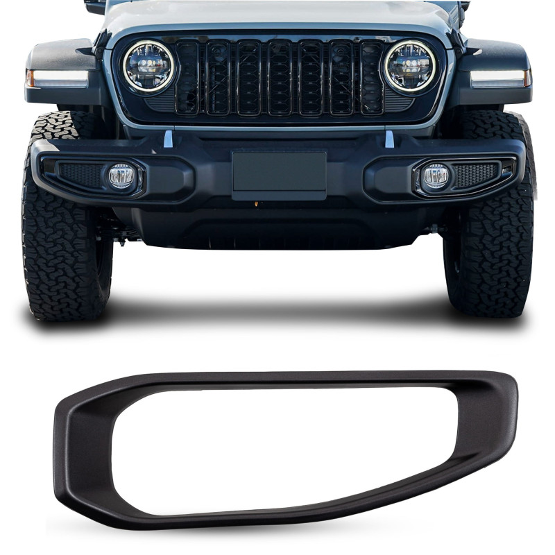 JEEP WRANGLER JL 2018+ CORNICE SINISTRO FENDINEBBIA PER PARAURTI RUBICON (Cod. AP-D5B5-8849D_A4x4)