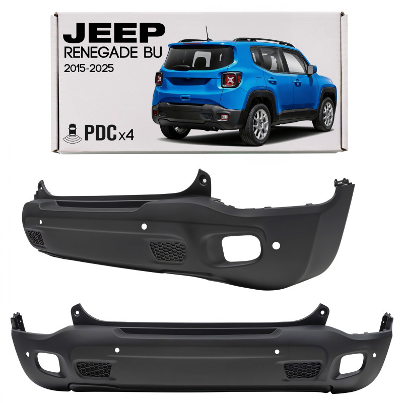 JEEP RENEGADE E BU 2015-2025 PARAURTI POSTERIORE CON 4XPDC 5VW93LXHAA (Cod. AP-BDE2-872BD_A4x4)
