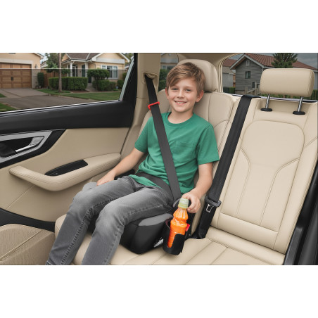 SEGGIOLINO AUTO RONDELLA SEDILE CON ISOFIX NERO-GRIGIO R129 125-150 CM (Cod. AP-A4CA-458AA_A4x4)