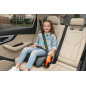 SEGGIOLINO AUTO RONDELLA SEDILE NERO-GRIGIO R129 125-150 CM (Cod. AP-049D-361B9_A4x4)