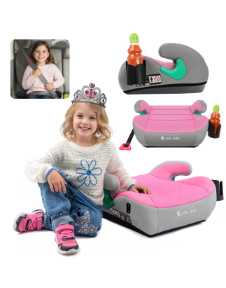 SEGGIOLINO AUTO RONDELLA SEDILE GRIGIO-ROSA R129 125-150 CM (Cod. AP-9AF6-279DE_A4x4)