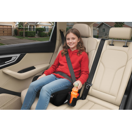 SEGGIOLINO AUTO RONDELLA SEDILE CON ISOFIX NERO R129 125-150 CM (Cod. AP-225F-5728D_A4x4)