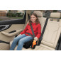 SEGGIOLINO AUTO RONDELLA SEDILE CON ISOFIX NERO R129 125-150 CM (Cod. AP-225F-5728D_A4x4)