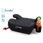 SEGGIOLINO AUTO RONDELLA SEDILE NERO-GRIGIO TRAPUNTATO R129 125-150 CM (Cod. AP-BE21-957BC_A4x4)