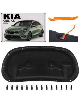 KIA CEED III CD 2018+ PANNELLO FONOASSORBENTE COFANO 81124J7000 (Cod. AP-9190-690E4_A4x4)