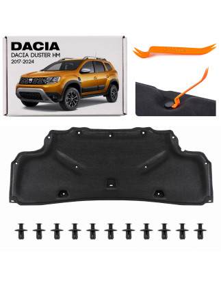 DACIA DUSTER II HM 2017-2024 PANNELLO FONOASSORBENTE COFANO 658407380R (Cod. AP-58B1-9300A_A4x4)