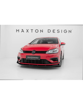 SPLITTER ANTERIORE street pro V.2 Volkswagen Golf R / R-Line Mk7 Facelift (Cod. M-VWGO7FRCNC-FD3B)