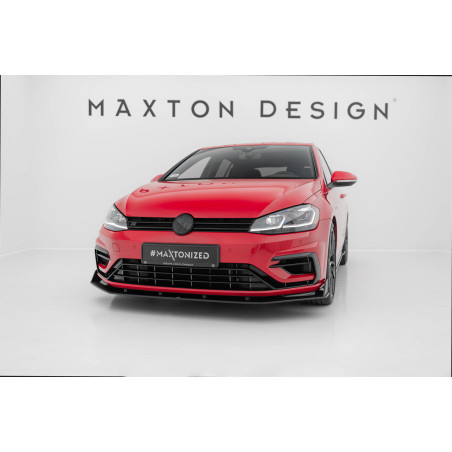 SPLITTER ANTERIORE street pro V.2 Volkswagen Golf R / R-Line Mk7 Facelift (Cod. M-VWGO7FRCNC-FD3B)