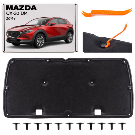 MAZDA CX-30 DM 2019+ PANNELLO FONOASSORBENTE COFANO DFR556681 (Cod. AP-0D7E-244B7_A4x4)