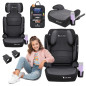 SEGGIOLINO AUTO MODELLO MATTEO GRIGIO-NERO R129 100-150 CM ISOFIX + GRATIS (Cod. AP-3B7F-66104_A4x4)