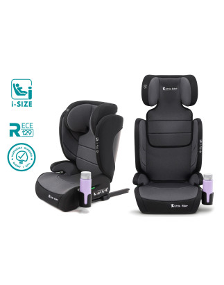 SEGGIOLINO AUTO MODELLO MATTEO GRIGIO-NERO R129 100-150 CM ISOFIX + GRATIS (Cod. AP-3B7F-66104_A4x4)