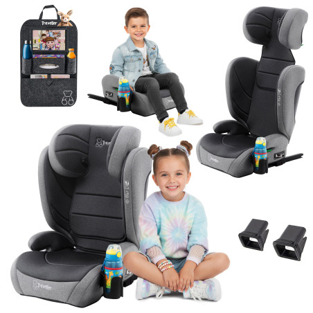 ANTONIO SEGGIOLINO AUTO SUPPORTO 2W1 E SIZE 100-150 CM R129 ISOFIX (Cod. AP-0EA7-917CD_A4x4)