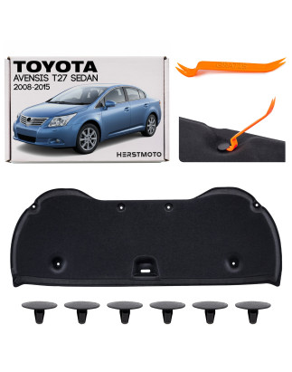 TOYOTA AVENSIS III T27 berlina 2008-2015 PRIMA DEL SECONDO RESTYLING PANNELLO FONOASSORBENTE COFANO 