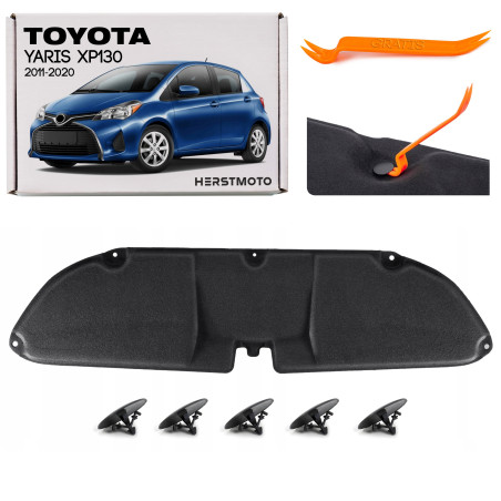 TOYOTA YARIS III XP130 2011-2020 PANNELLO FONOASSORBENTE COFANO 533410D140 (Cod. AP-FE1B-7545D_A4x4)