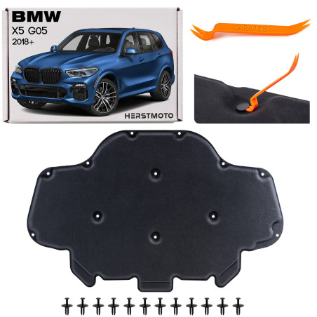 BMW X5 G05 2018+ PANNELLO FONOASSORBENTE COFANO 51 48 7 189 921 / 51487189921 (Cod. AP-0981-2729D_A4