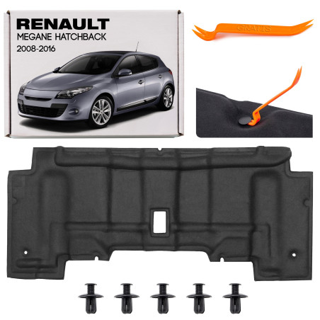 RENAULT MEGANE III 2008-2016 HATCHBACK PANNELLO FONOASSORBENTE COFANO 658400006R (Cod. AP-79F1-711A0