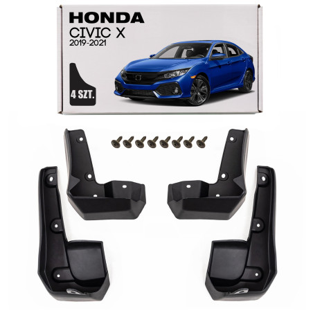 HONDA CIVIC X berlina 2019-2021 RESTYLING VERSIONE SPORT PARASPRUZZI (Cod. AP-09BA-875FC_A4x4)