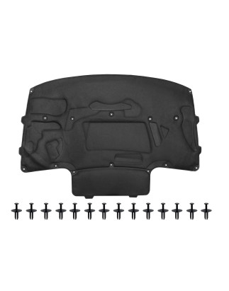 BMW SERIA 5 E39 berlina 1995-2004 PANNELLO FONOASSORBENTE COFANO KIT CON CLIP 51488159483 (Cod. AP-B