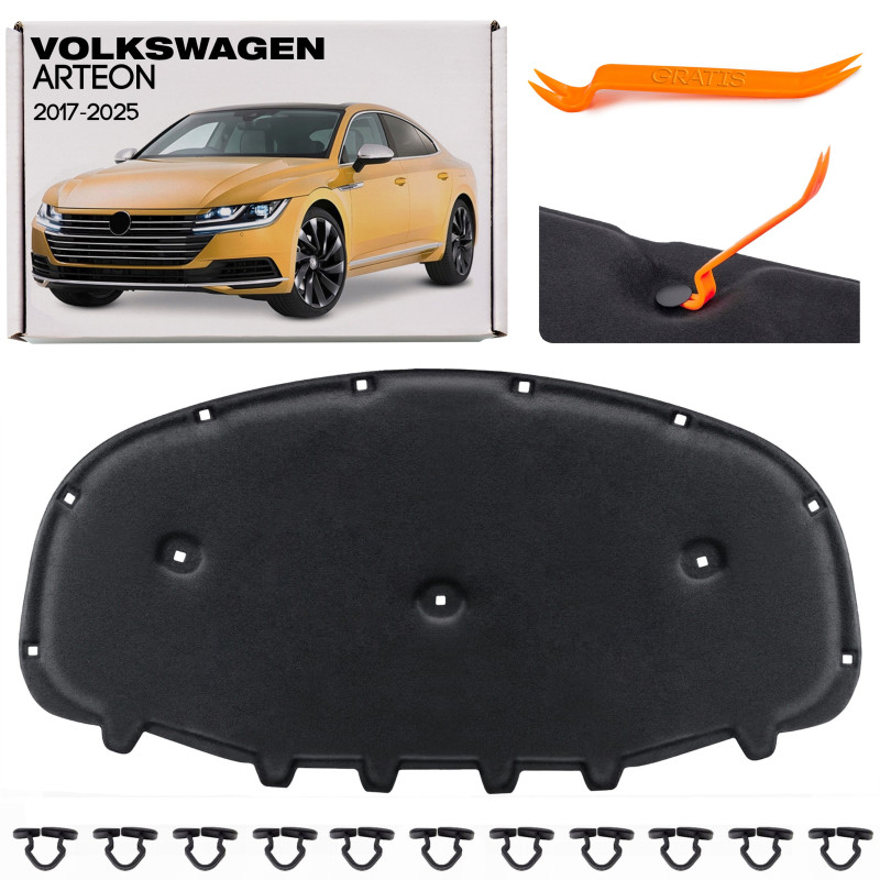 VOLKSWAGEN ARTEON 2017-2025 berlina PANNELLO FONOASSORBENTE COFANO 3G8863831A (Cod. AP-91AA-770FB_A4
