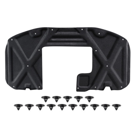 TOYOTA HILUX VII AN20 2011-2015 RESTYLING PANNELLO FONOASSORBENTE COFANO CON KIT CLIP 533410K150 (Co
