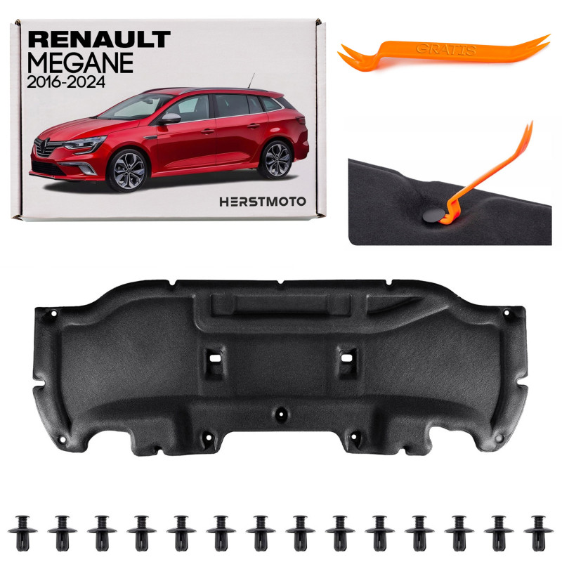 RENAULT MEGANE IV 2016-2024 STATION WAGON / GRANDTOUR PANNELLO FONOASSORBENTE COFANO 658400159R (Cod