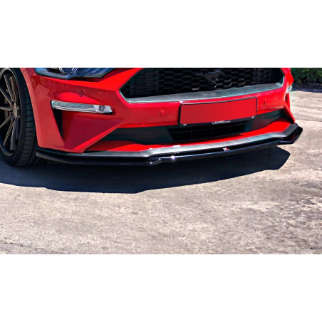 SPLITTER ANTERIORE V.1 Ford Mustang Mk. 6 Facelift (Cod. M-FO-MU-6F-FD1G)