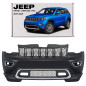 JEEP GRAND CHEROKEE IV WK2 2017-2021 SECONDO FACELIFTING COMPLETO PARAURTI ANTERIORE CON GRIGLIA 6EB
