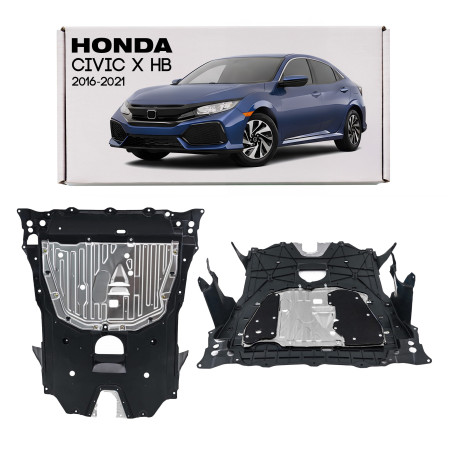 HONDA CIVIC X HB 2016-2021 PIASTRA PROTEZIONE PER MOTORE 74110TGGA10 / 74110TEZYO (Cod. AP-C15B-3038