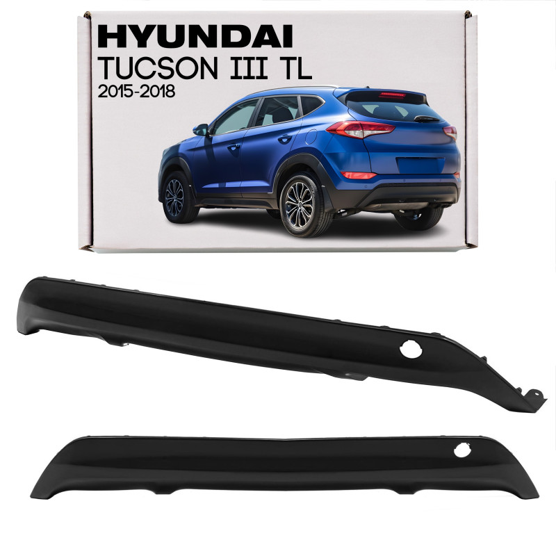 HYUNDAI TUCSON III TL 2015-2018 PRE-RESTYLING SPOILER DIFFUSORE POSTERIORE PARAURTI 86665D3100 (Cod.