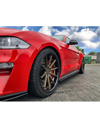 Diffusori minigonne Ford Mustang Mk. 6 Facelift (Cod. M-FO-MU-6F-SD1G)