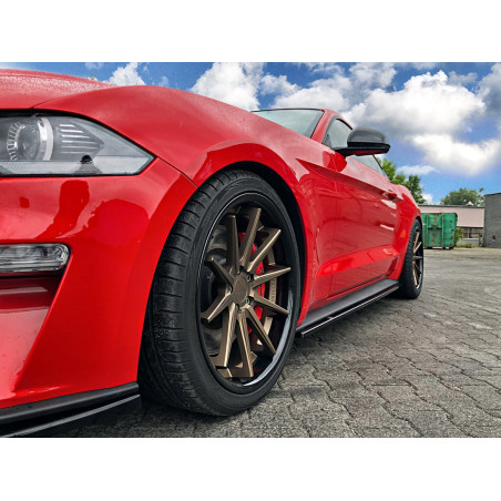 Diffusori minigonne Ford Mustang Mk. 6 Facelift (Cod. M-FO-MU-6F-SD1G)