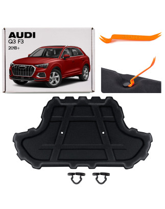 AUDI Q3 F3 2018+ PANNELLO FONOASSORBENTE COFANO CON CLIP 83A863825 (Cod. AP-542A-73564_A4x4)