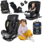 SEGGIOLINO AUTO GIREVOLE ALEXANDER 360° GRIGIO-NERO 40-150 CM E-SIZE R129 + ISOFIX (Cod. AP-C9BE-39