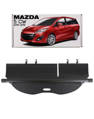 MAZDA 5 II CW 2010-2016 CAPPELLIERA COPRIBAGAGLI NERA C513-V1-350 (Cod. AP-4B03-639DE_A4x4)