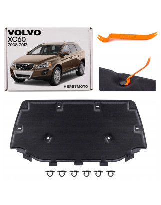 VOLVO XC60 E 2008-2013 PRE-RESTYLING PANNELLO FONOASSORBENTE COFANO KIT CON CLIP 31294504 (Cod. AP-4