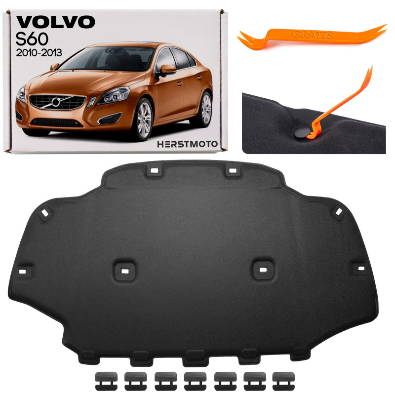 VOLVO S60 II 2010-2013 PANNELLO FONOASSORBENTE CON KIT CLIP 30715827/30715826 (Cod. AP-19E8-642D8_A4 VOLVO S60 II 2010-2013 PANNELLO FONOASSORBENTE CON KIT CLIP 30715827/30715826 (Cod. AP-19E8-642D8_A4