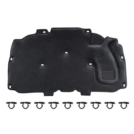 VOLVO S40 II 2004-2012 DIESEL PANNELLO FONOASSORBENTE COFANO KIT CON CLIP 30715979 (Cod. AP-082E-479