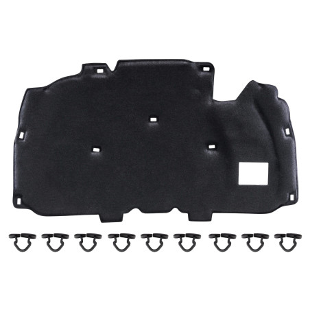 VOLVO S40 II 2004-2012 BENZINA PANNELLO FONOASSORBENTE COFANO KIT CON CLIP 30740133 (Cod. AP-1A90-80