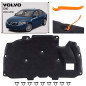 VOLVO S40 II 2004-2012 BENZINA PANNELLO FONOASSORBENTE COFANO KIT CON CLIP 30740133 (Cod. AP-1A90-80