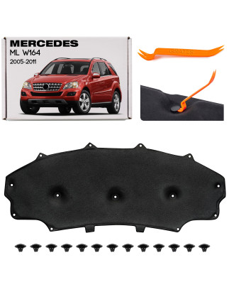 MERCEDES ML W164 2005-2011 PANNELLO FONOASSORBENTE COFANO 1646820126 (Cod. AP-B49F-10533_A4x4)