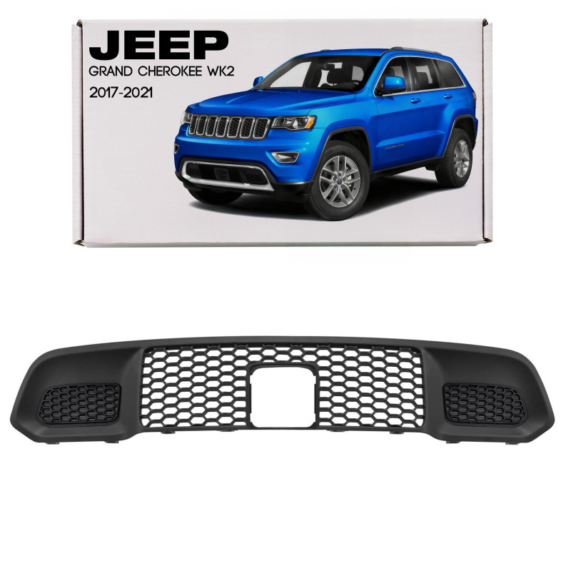 JEEP GRAND CHEROKEE IV WK2 2017-2021 DOPO IL SECONDO RESTYLING GRIGLIA MASCHERINA ANTERIORE PARAURTI