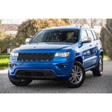 JEEP GRAND CHEROKEE IV WK2 2017-2021 RESTYLING CORNICE FENDINEBBIA GRIGLIA PARAURTI NERA SINISTRA 5Y