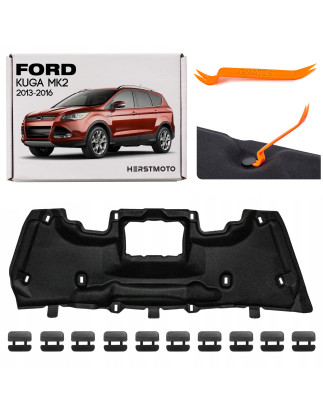 FORD KUGA MK2 II 2013-2016 PRE-RESTYLING PANNELLO FONOASSORBENTE COFANO CON KIT CLIP CV44S16746AB (C