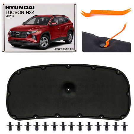 HYUNDAI TUCSON IV NX4 2020+ PANNELLO FONOASSORBENTE COFANO 81125N7000 (Cod. AP-0BC7-30535_A4x4)