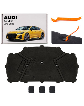 AUDI A7 4K8 2018-2025 PANNELLO FONOASSORBENTE COFANO CON KIT CLIP DI FISSAGGIO 4K8863825A (Cod. AP-A