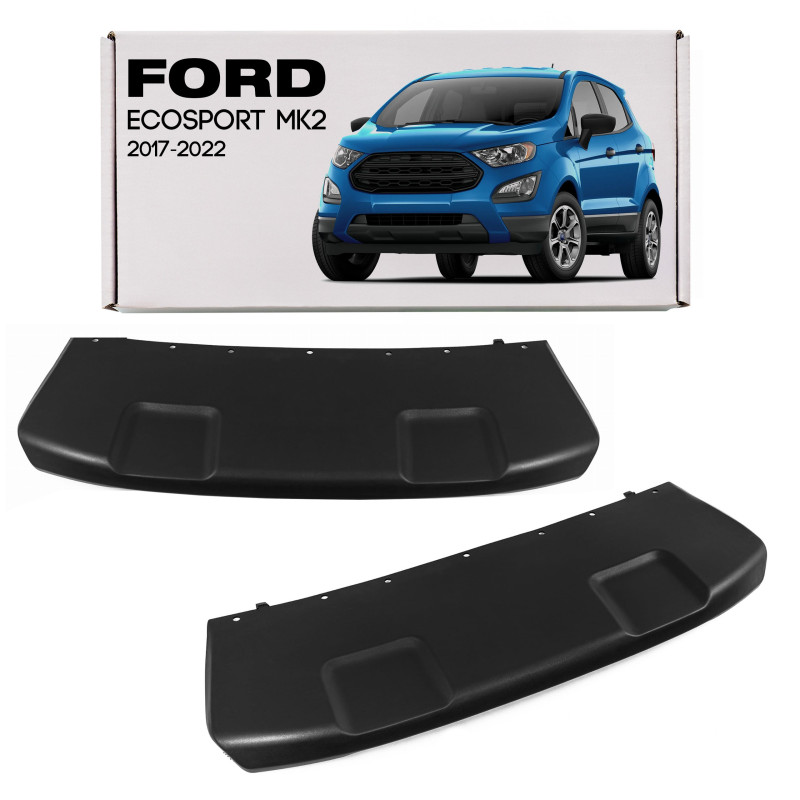 FORD ECOSPORT MK2 II 2017-2022 RESTYLING PROTEZIONE PARAURTI ANTERIORE NERA GN1517D957 (Cod. AP-ACCF