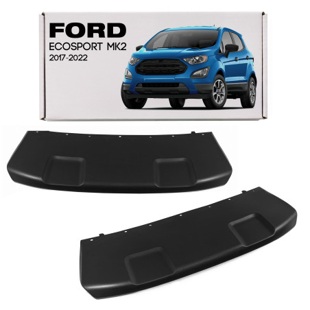 FORD ECOSPORT MK2 II 2017-2022 RESTYLING PROTEZIONE PARAURTI ANTERIORE NERA GN1517D957 (Cod. AP-ACCF