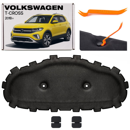 VOLKSWAGEN T-CROSS 2018+ PANNELLO FONOASSORBENTE COFANO 2GM863831 (Cod. AP-8F12-151C9_A4x4)