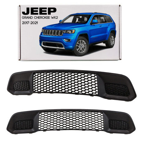 JEEP GRAND CHEROKEE IV WK2 2017-2021 RESTYLING GRIGLIA MASCHERINA ANTERIORE PARAURTI SENZA RADAR 683